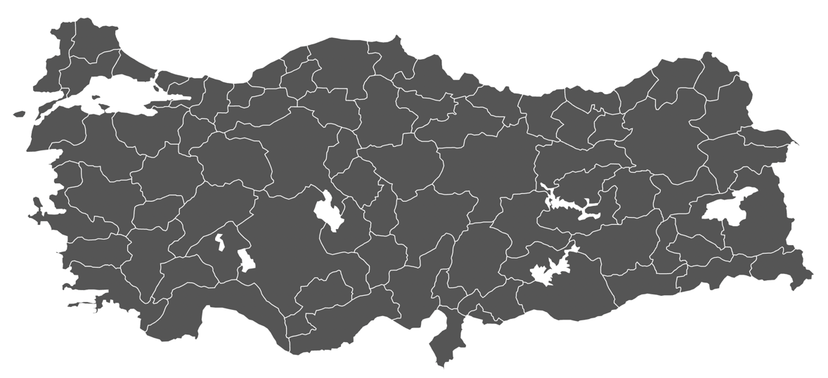 Turkey Map for React